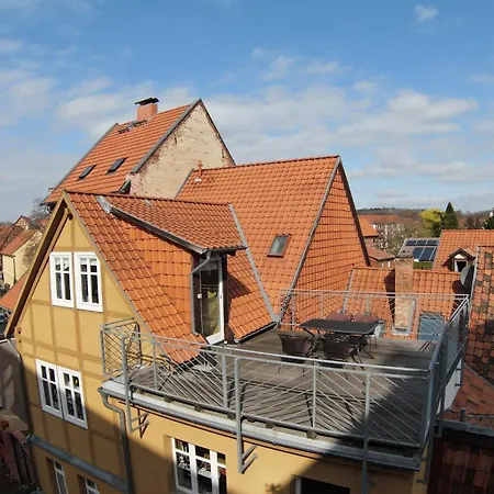 Ferienwohnungen-stobenstrasse-de # Terrasse # Parkplatz 奎德林堡