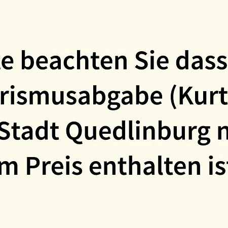 Stobenstraße Apartment Quedlinburg