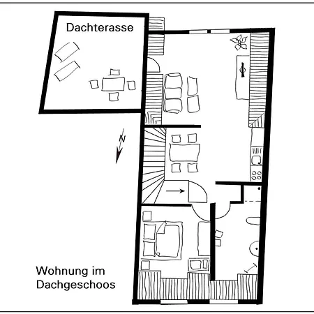 アパート Ferienwohnungen-stobenstrasse-de # Terrasse # Parkplatz